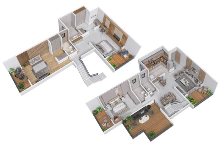 2 BHK Floor Plan